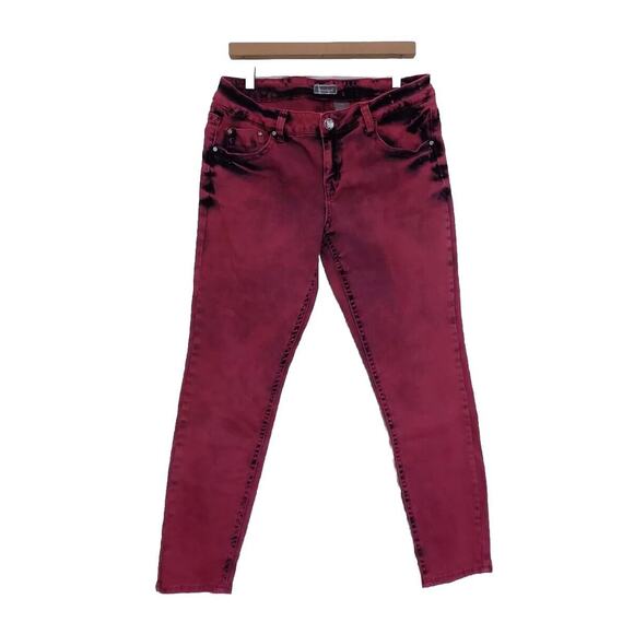 Soundgirl pink dyed jeans size 15 Junior - Picture 1 of 7